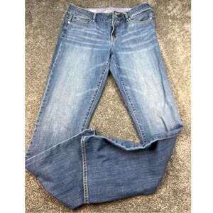 Gap 1969 Perfect Boot Jeans Womens 33/16XL Blue Denim Medium Wash Bootcut